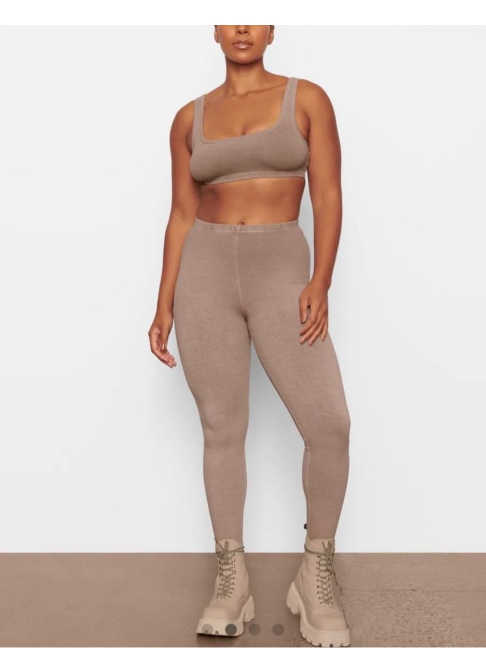 SKIMS outdoor basics High-Waist Leggings in Taupe